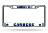 Vancouver Canucks License Plate Frame Chrome - Special Order - Team Fan Cave