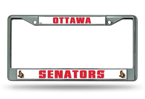 Ottawa Senators License Plate Frame Chrome - Special Order - Team Fan Cave