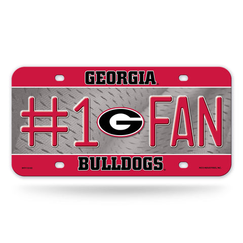 Georgia Bulldogs License Plate #1 Fan - Team Fan Cave
