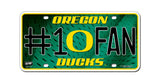 Oregon Ducks License Plate #1 Fan - Team Fan Cave