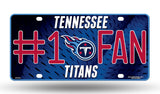 Tennessee Titans License Plate #1 Fan - Team Fan Cave
