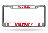 North Carolina State Wolfpack License Plate Frame Chrome - Special Order - Team Fan Cave