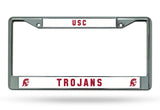 USC Trojans License Plate Frame Chrome - Special Order