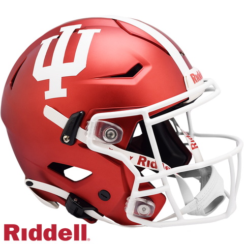 Indiana Hoosiers Helmet Riddell Authentic Full Size SpeedFlex Style-0