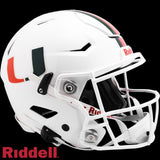 Miami Hurricanes Helmet Riddell Authentic Full Size SpeedFlex Style