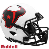 Houston Texans Helmet Riddell Authentic Full Size Speed Style Lunar Eclipse Alternate - Team Fan Cave
