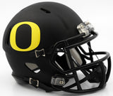 Oregon Ducks Helmet - Riddell Replica Mini - Speed Style - Matte Black - Special Order