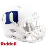 Duke Blue Devils Helmet Riddell Replica Mini Speed Style White-0