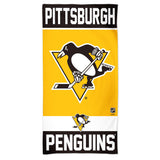 Pittsburgh Penguins Towel 30x60 Beach Style - Team Fan Cave