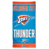 Oklahoma City Thunder Towel 30x60 Beach Style - Team Fan Cave