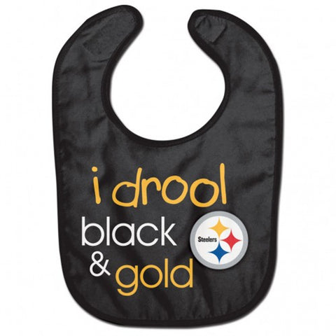 Pittsburgh Steelers Baby Bib All Pro Style I Drool Design-0