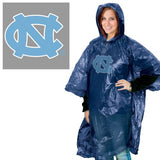 North Carolina Tar Heels Rain Poncho - Team Fan Cave