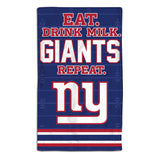New York Giants Baby Burp Cloth 10x17 - Team Fan Cave
