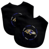 Baltimore Ravens Baby Bib 2 Pack-0