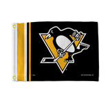 Pittsburgh Penguins Flag 12x17 Striped Utility-0