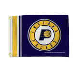 Indiana Pacers Flag 12x17 Striped Utility-0
