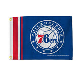 Philadelphia 76ers Flag 12x17 Striped Utility-0