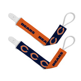 Chicago Bears Pacifier Clips 2 Pack-0