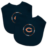 Chicago Bears Baby Bib 2 Pack-0