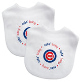 Chicago Cubs Baby Bib 2 Pack-0