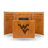 West Virginia Mountaineers Wallet Trifold Laser Engraved