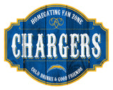 Los Angeles Chargers Sign Wood 12 Inch Homegating Tavern