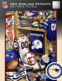 New England Patriots Puzzle 500 Piece Locker Room-0