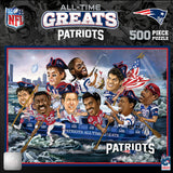 New England Patriots Puzzle 500 Piece All-Time Greats-0