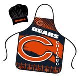 Chicago Bears Chef Hat and Apron Set