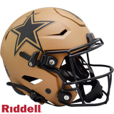 Dallas Cowboys Helmet Riddell Authentic Full Size SpeedFlex Style Salute To Service 2023-0