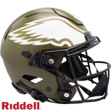 Philadelphia Eagles Helmet Riddell Authentic Full Size SpeedFlex Style Salute To Service