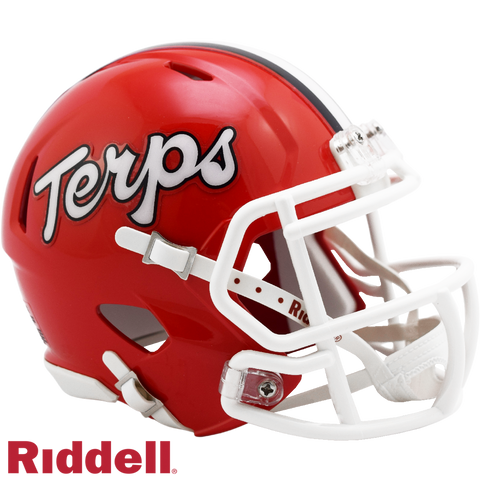 Maryland Terrapins Helmet Riddell Replica Mini Speed Style Script-0