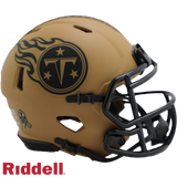 Tennessee Titans Helmet Riddell Replica Mini Speed Style Salute To Service 2023-0