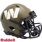 Washington Commanders Helmet Riddell Replica Mini Speed Style Salute To Service