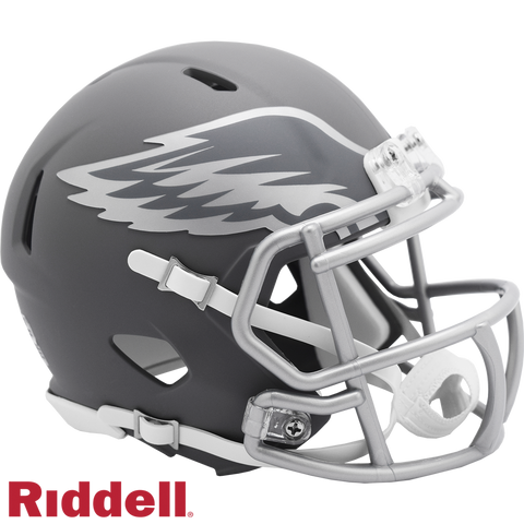 Philadelphia Eagles Helmet Riddell Replica Mini Speed Style Slate Alternate-0