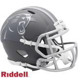 Carolina Panthers Helmet Riddell Replica Mini Speed Style Slate Alternate-0
