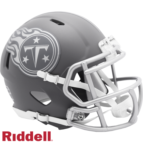 Tennessee Titans Helmet Riddell Replica Mini Speed Style Slate Alternate-0
