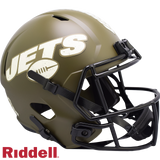New York Jets Helmet Riddell Replica Full Size Speed Style Salute To Service