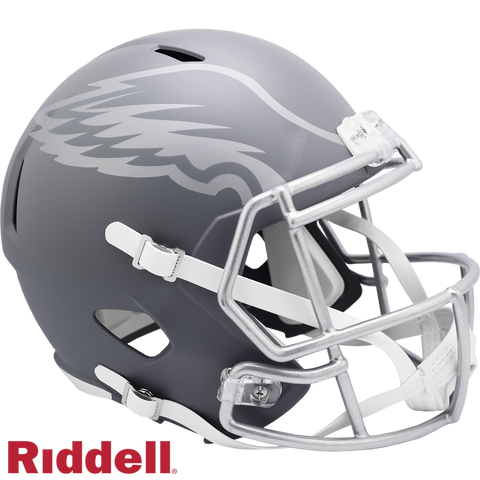 Philadelphia Eagles Helmet Riddell Replica Full Size Speed Style Slate Alternate-0