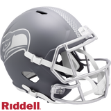 Seattle Seahawks Helmet Riddell Replica Full Size Speed Style Slate Alternate-0