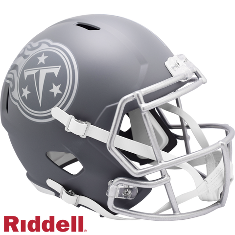Tennessee Titans Helmet Riddell Replica Full Size Speed Style Slate Alternate-0