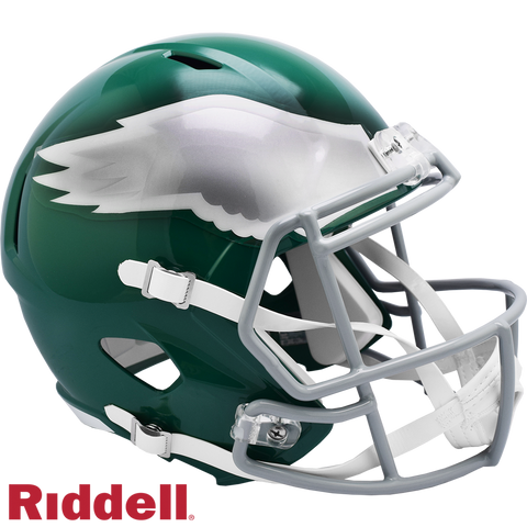 Philadelphia Eagles Helmet Riddell Replica Full Size Speed Style 1974-1995 T/B Special Order-0